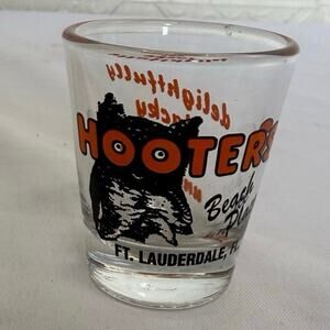 SKU3177 Vintage Hooters Beach Place Ft. Lauderdale, FL Souvenir Shot Glass